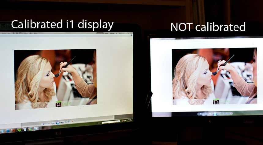 đây là hình ảnh trước và sau khi cân chỉnh màu sắc màn hình